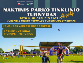 KVIEČIAME Į NAKTINIO PARKO TINKLINIO 4x4 TURNYRĄ!